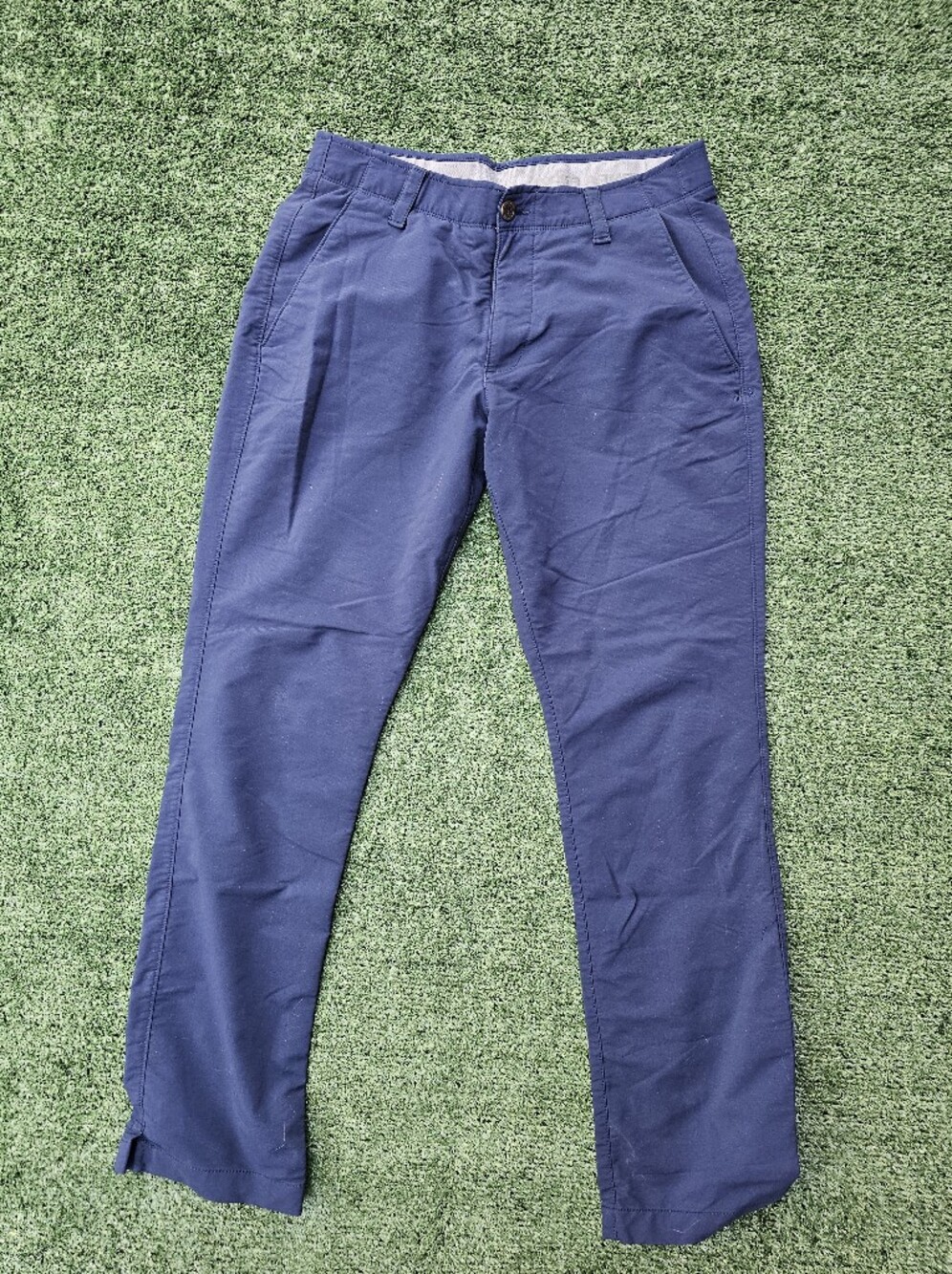 Men's Navy Golf Pants - Classic Casual